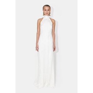 Galvan London MAYA Silk blend BRIDAL GOWN FR38
